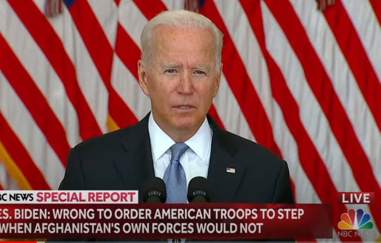 Biden Speaks On Afghanistan Crisis As Taliban Regains Control | NBC News